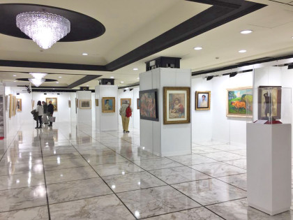 Febrero 2018. Exposición y venta obras de arte en Hotel Ercilla. Bilbao.