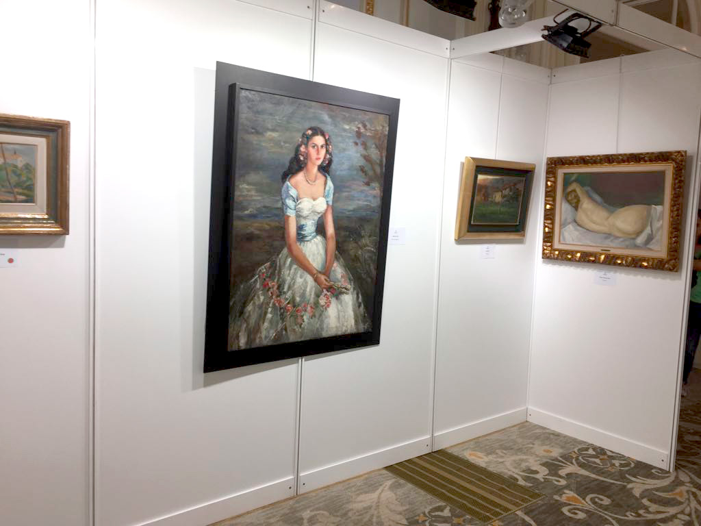 Julio 2018. Exposición y venta obras de arte en Hotel María Cristina. Donostia