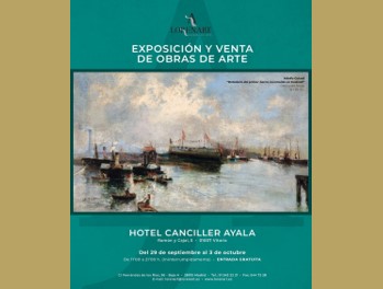 Septiembre 2022. Feria de Antigüedades, Galerías de Arte y Coleccionismo Hotel Canciller Ayala (Vitoria)